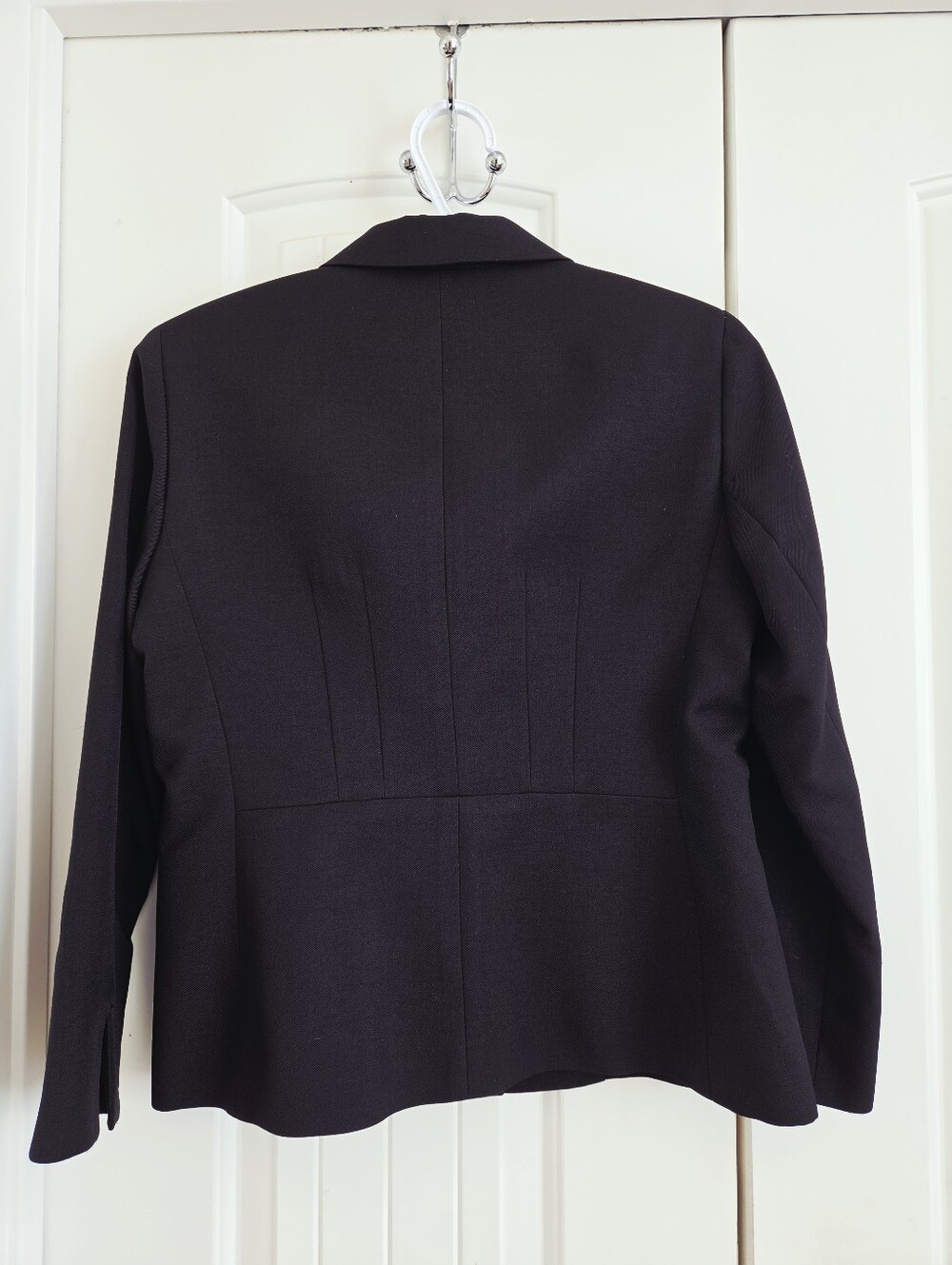 Evan-Picone Black Label Petite Two-Button Black 🖤 Blazer, EUC, Size: 4P - Picture 4 of 4